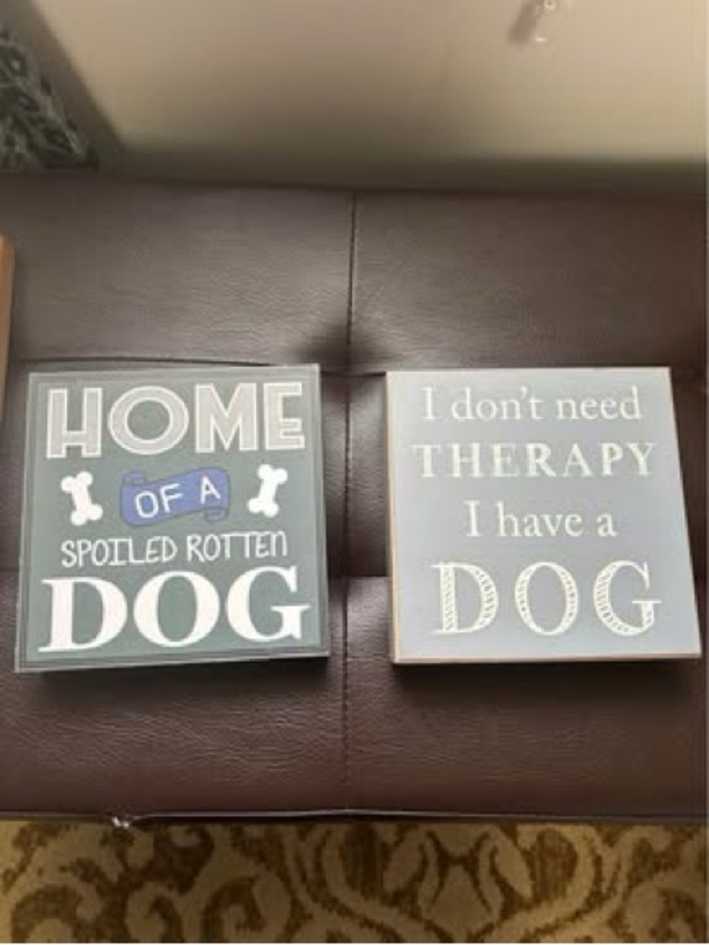 Funny Wooden Dog Signs – Pet Lover Decor (Set of 3)